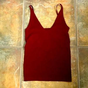 Free People Seamless V Neck Tank Top